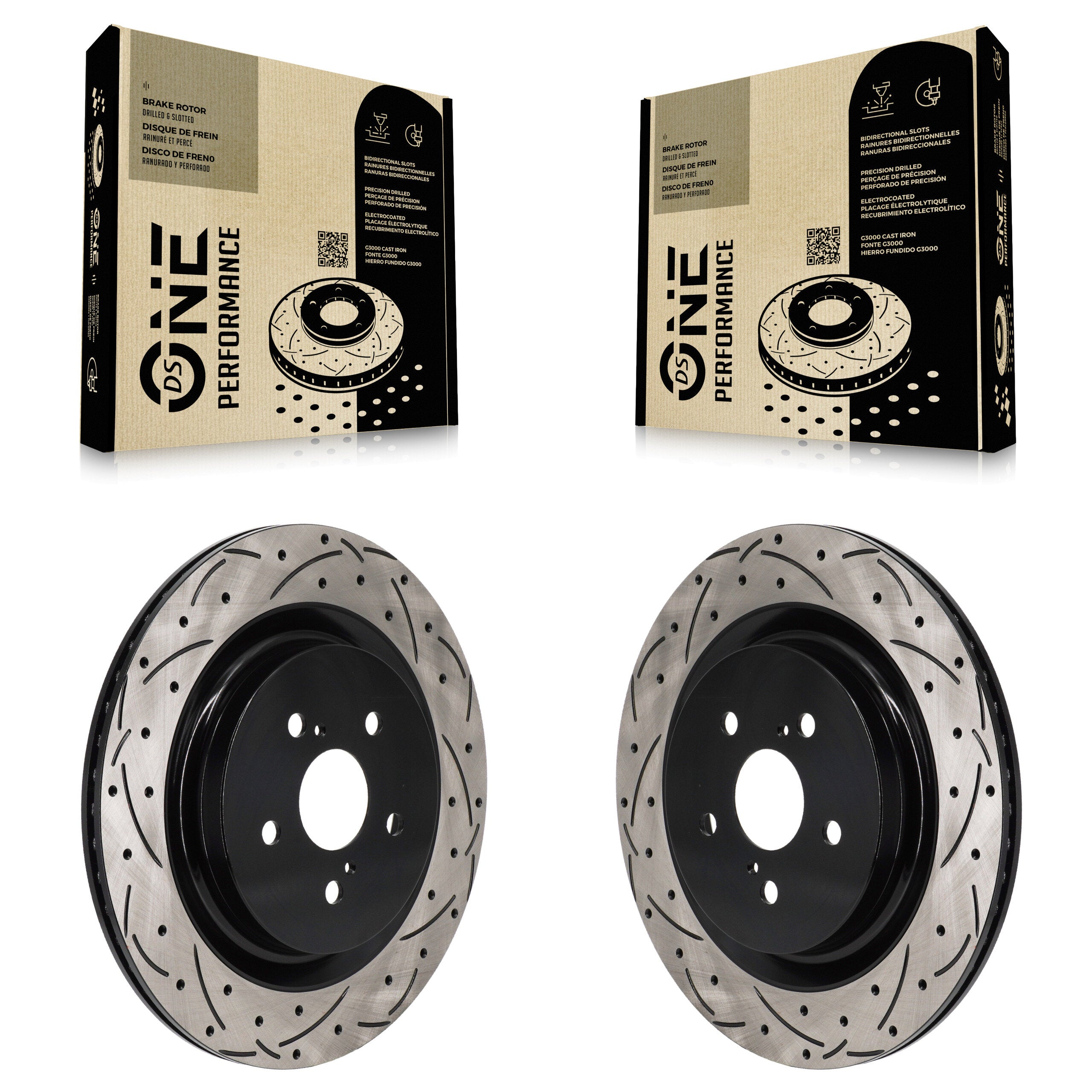 DS-One KD-100723 Disc Brake Rotor for 2020-2025 Lexus RX450h+, Lexus RX350, Lexus RX350h & more - Rear product image