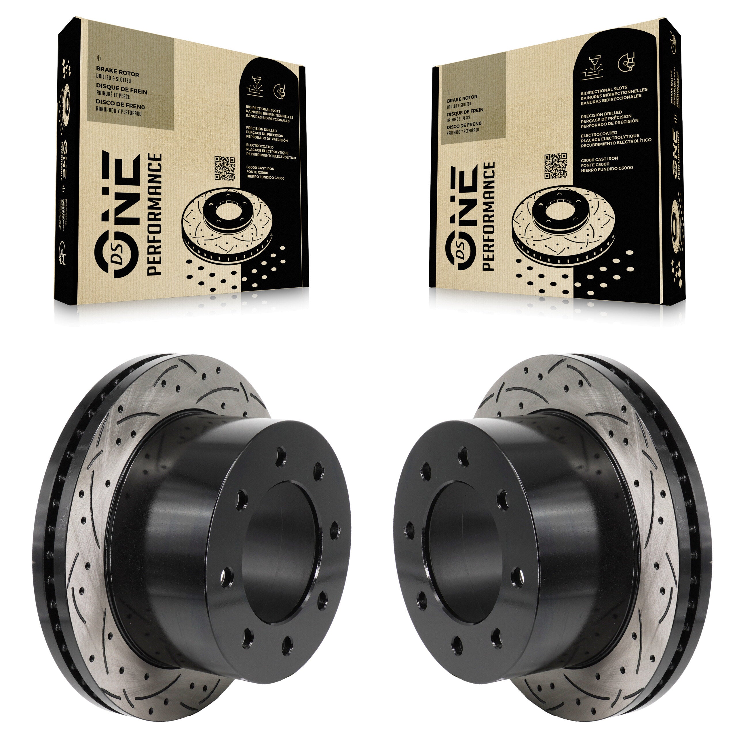 DS-One KD-100729 Disc Brake Rotor for 2011-2019 Chevrolet Silverado 3500 HD, GMC Sierra 3500 HD - Rear product image