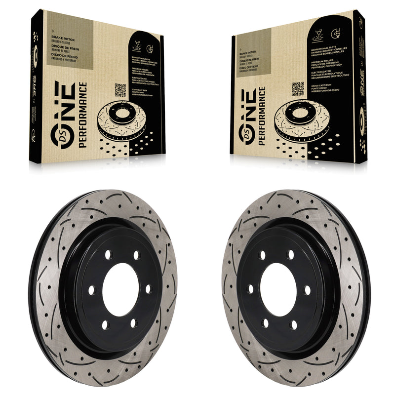 DS-One KD-100733 Disc Brake Rotor for 2021-2025 Ford F-150 Lightning, Ford Expedition, Lincoln Navigator & more - Rear product image