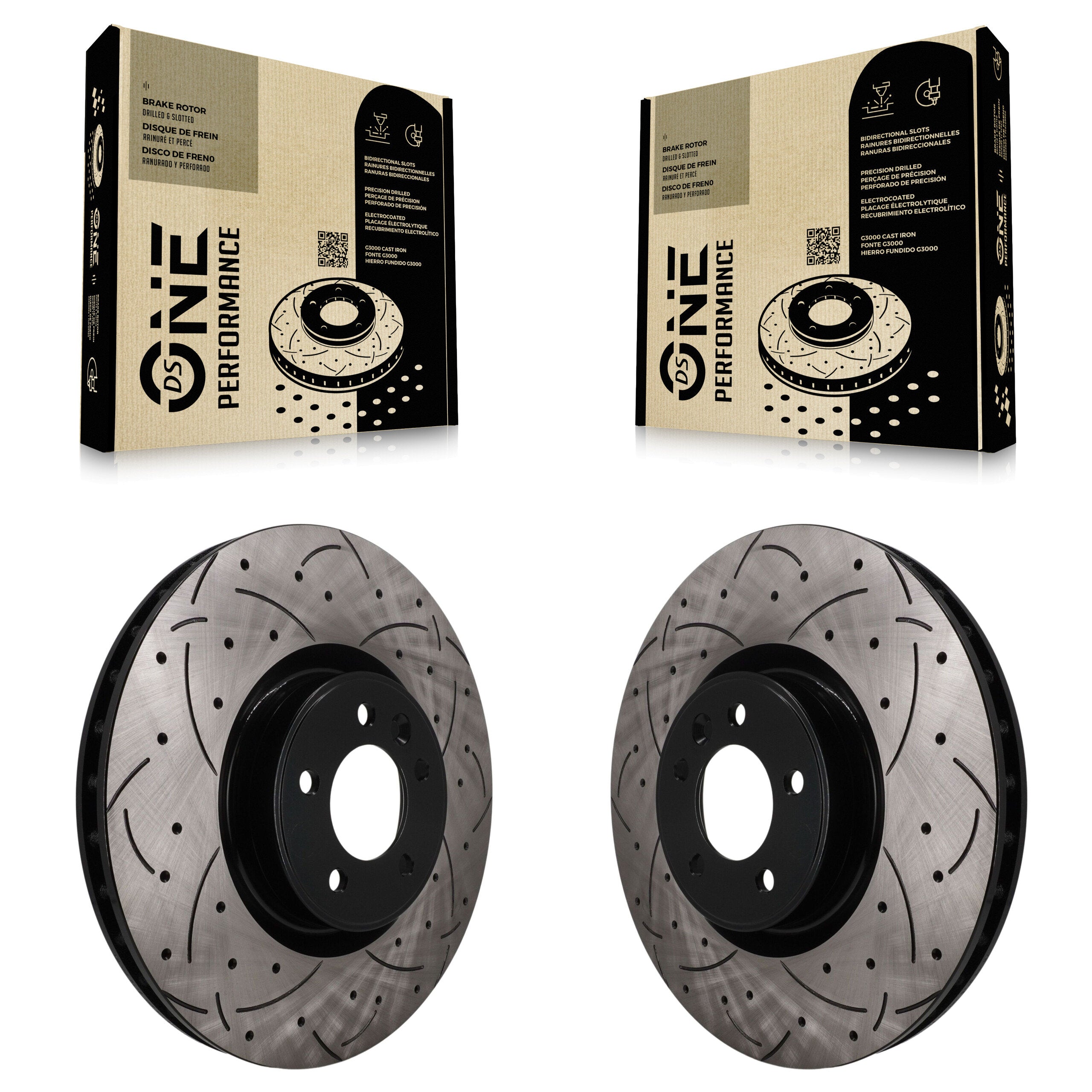 DS-One KD-100745 Disc Brake Rotor for 2010-2025 Land Rover Defender 130, Land Rover Discovery, Land Rover Defender 110 & more - Front product image