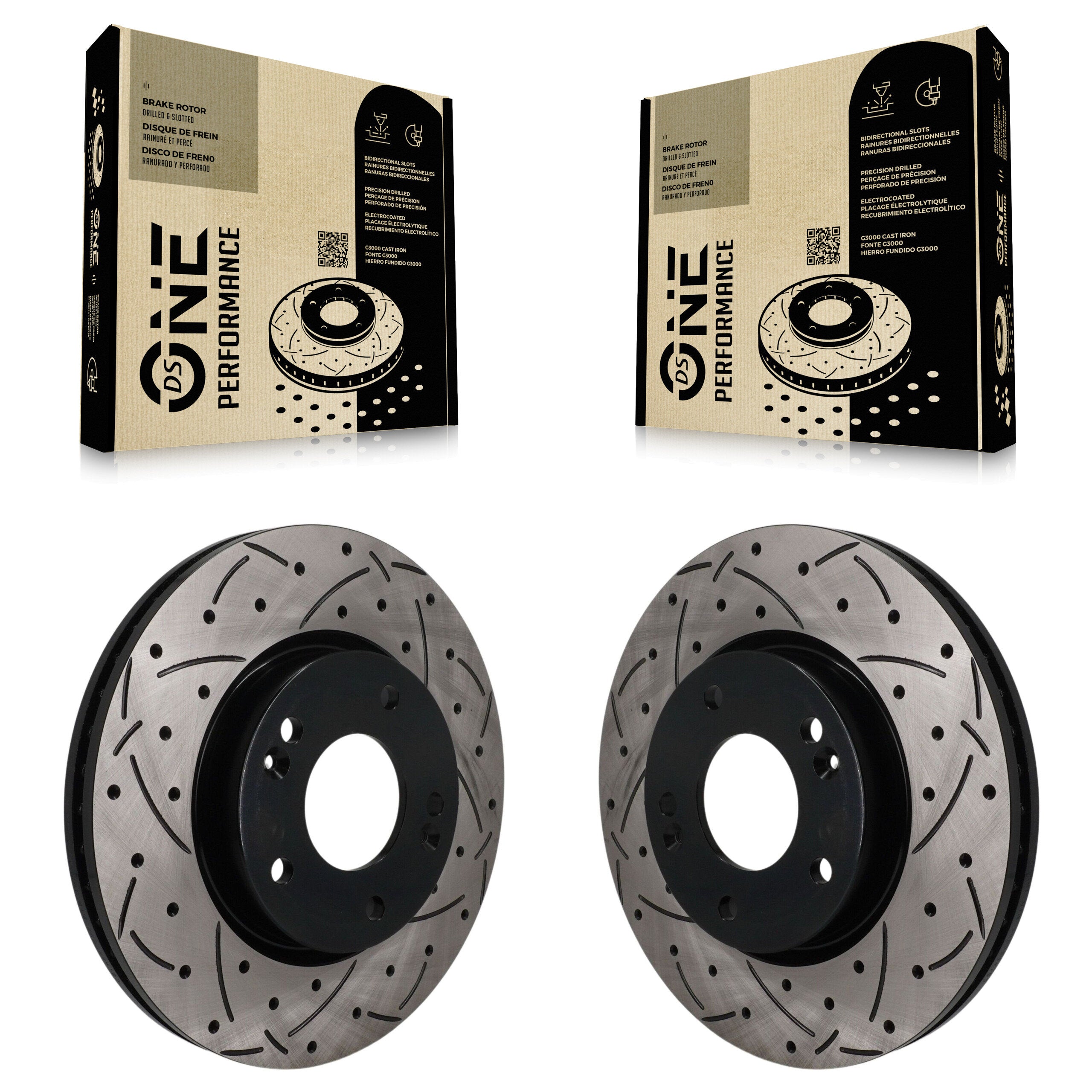 DS-One KD-100746 Disc Brake Rotor for 2003-2013 Kia Soul, Hyundai Elantra, Kia Sportage & more - Front product image