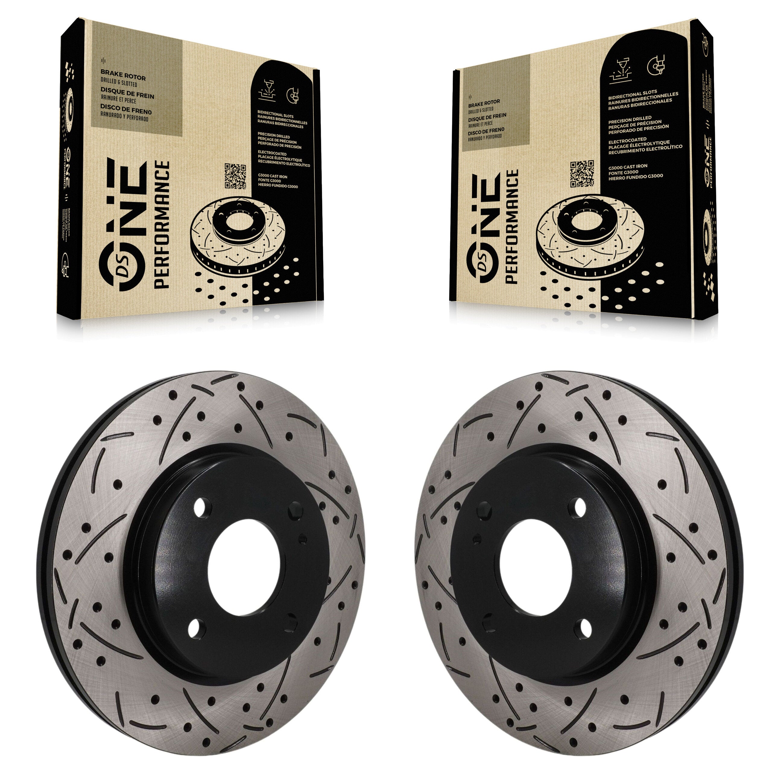 DS-One KD-100750 Disc Brake Rotor for 2011-2019 Ford Fiesta - Front product image