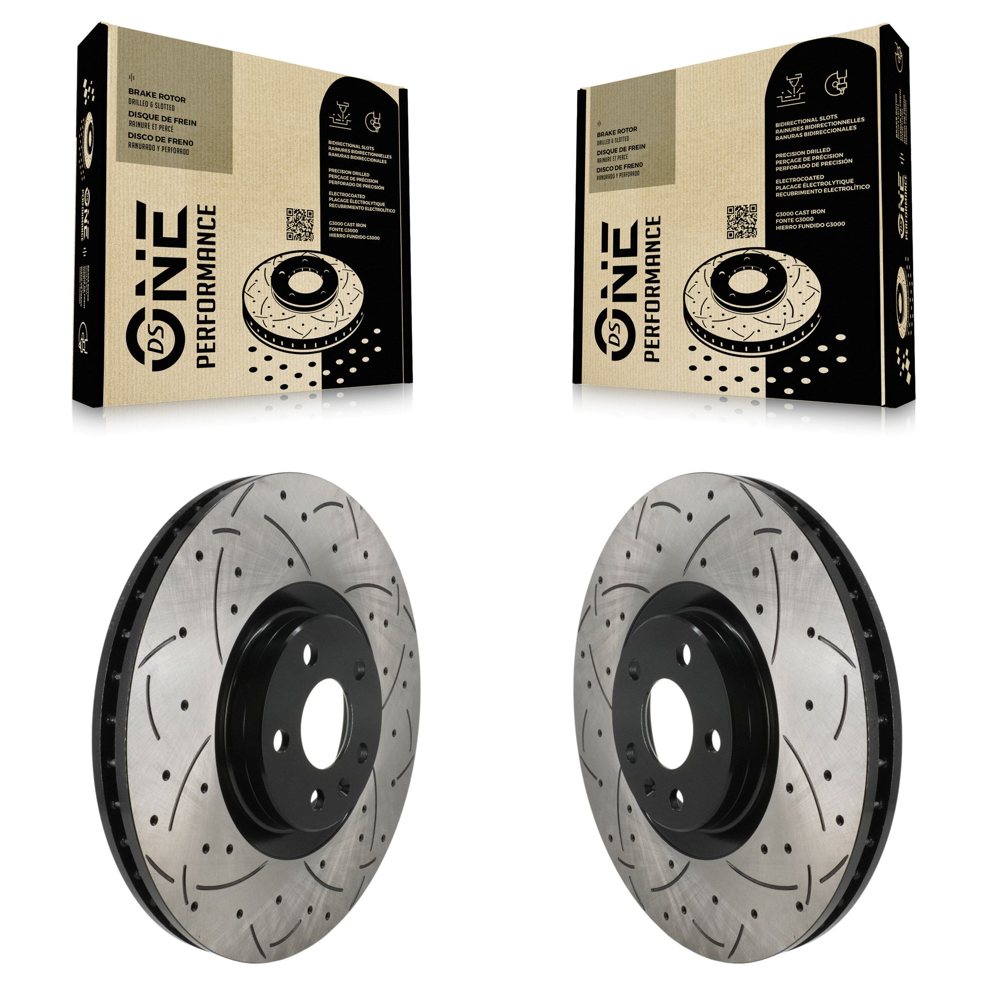 DS-One KD-100756 Disc Brake Rotor for 2016-2025 Volvo C40 Recharge, Volvo XC40 Recharge, Volvo S60 & more - Front product image