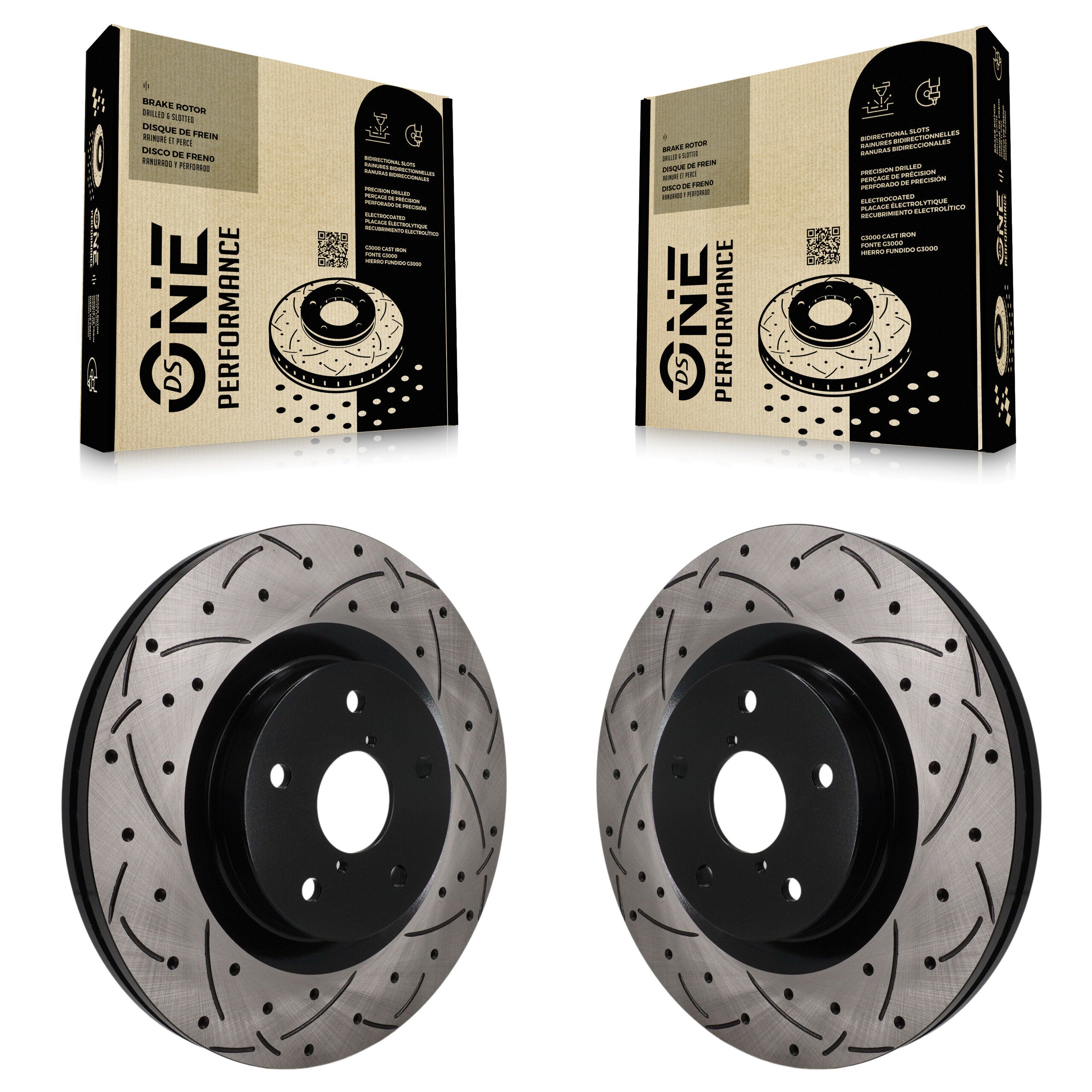 DS-One KD-100767 Disc Brake Rotor for 2019-2024 Subaru Crosstrek, Subaru WRX, Subaru Legacy & more - Front product image