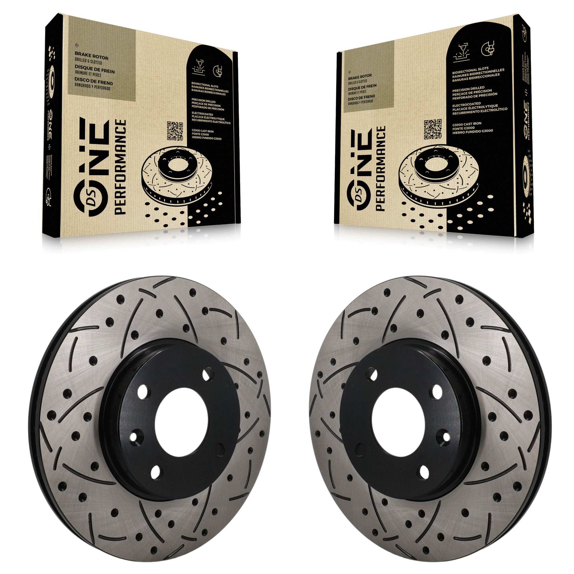 DS-One KD-100775 Disc Brake Rotor for 2016-2022 Chevrolet Spark - Front product image