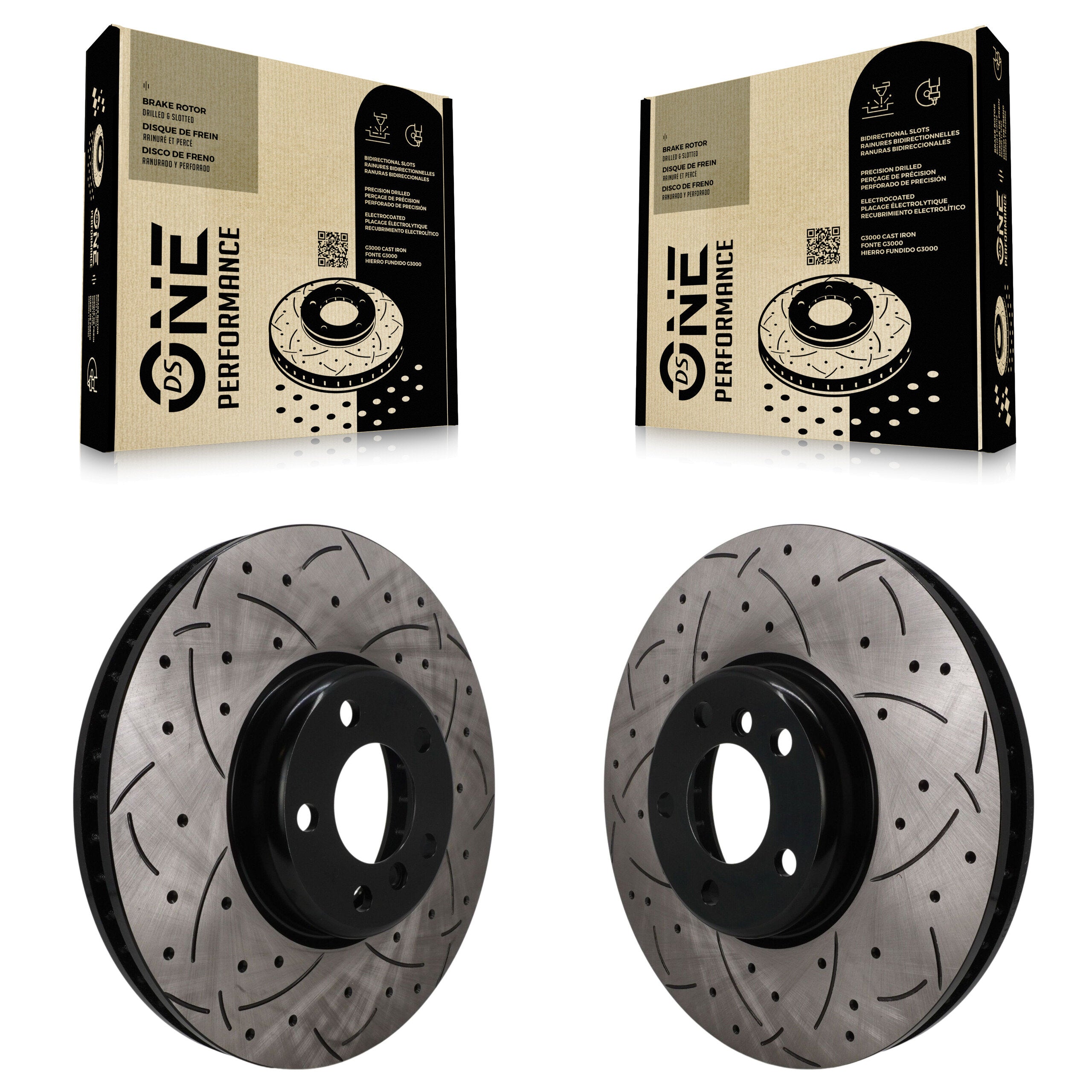 DS-One KD-100855 Disc Brake Rotor for 2010-2018 BMW 740Ld xDrive, BMW 528i, BMW 650i Gran Coupe & more - Front product image