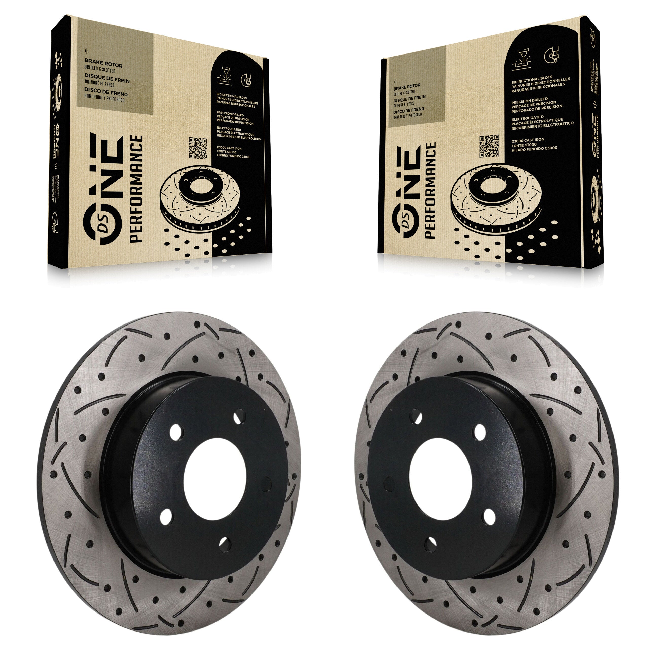 DS-One KD-100860 Disc Brake Rotor for 2019-2025 Nissan Kicks, Nissan Altima - Rear product image