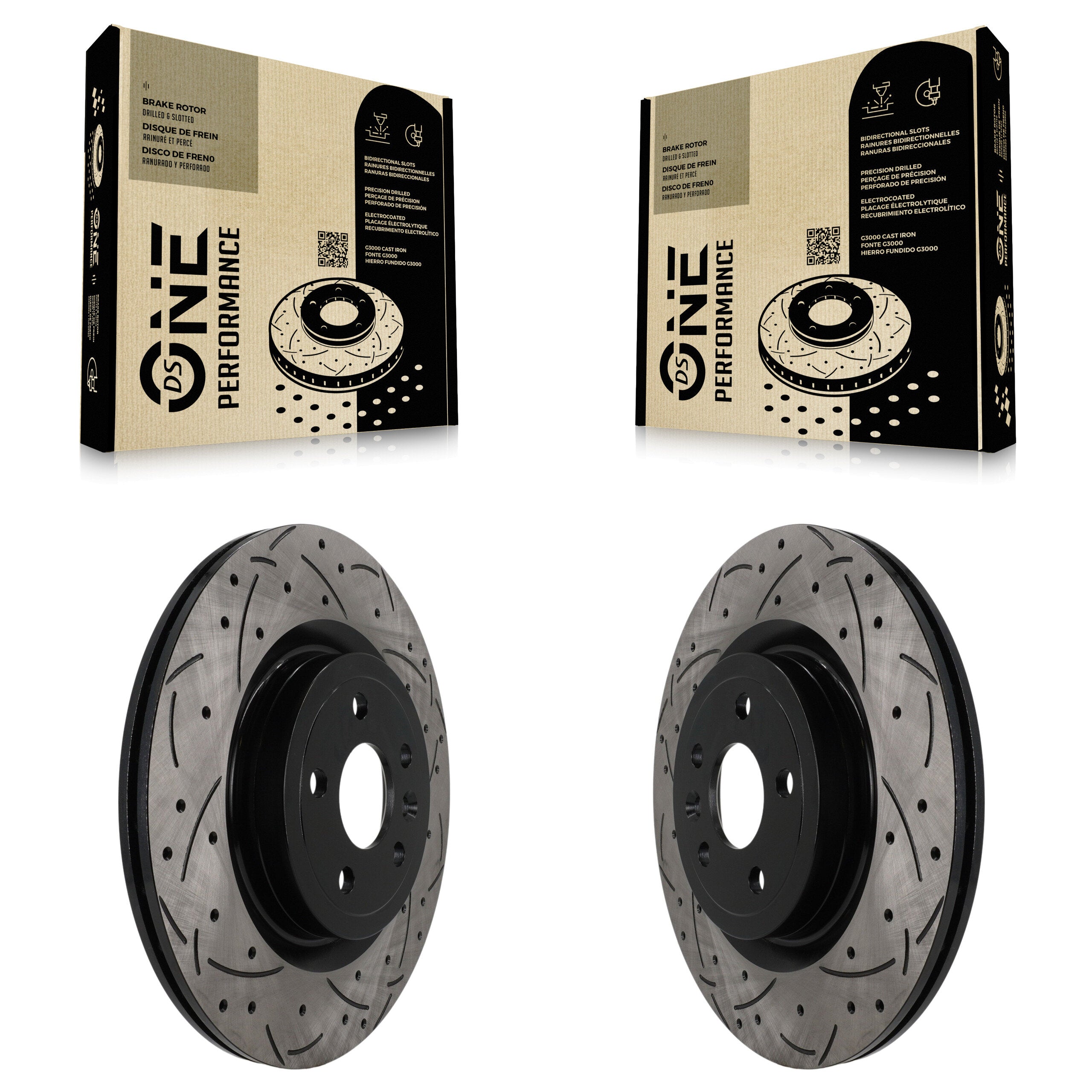 DS-One KD-100867 Disc Brake Rotor for 2017-2019 Jaguar F-Pace, Jaguar I-Pace, Land Rover Discovery Sport & more - Rear product image