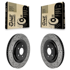 DS-One KD-100880 Disc Brake Rotor for 2020-2024 Ford Mustang, Ford Explorer, Ford Police Interceptor Utility & more - Rear product image