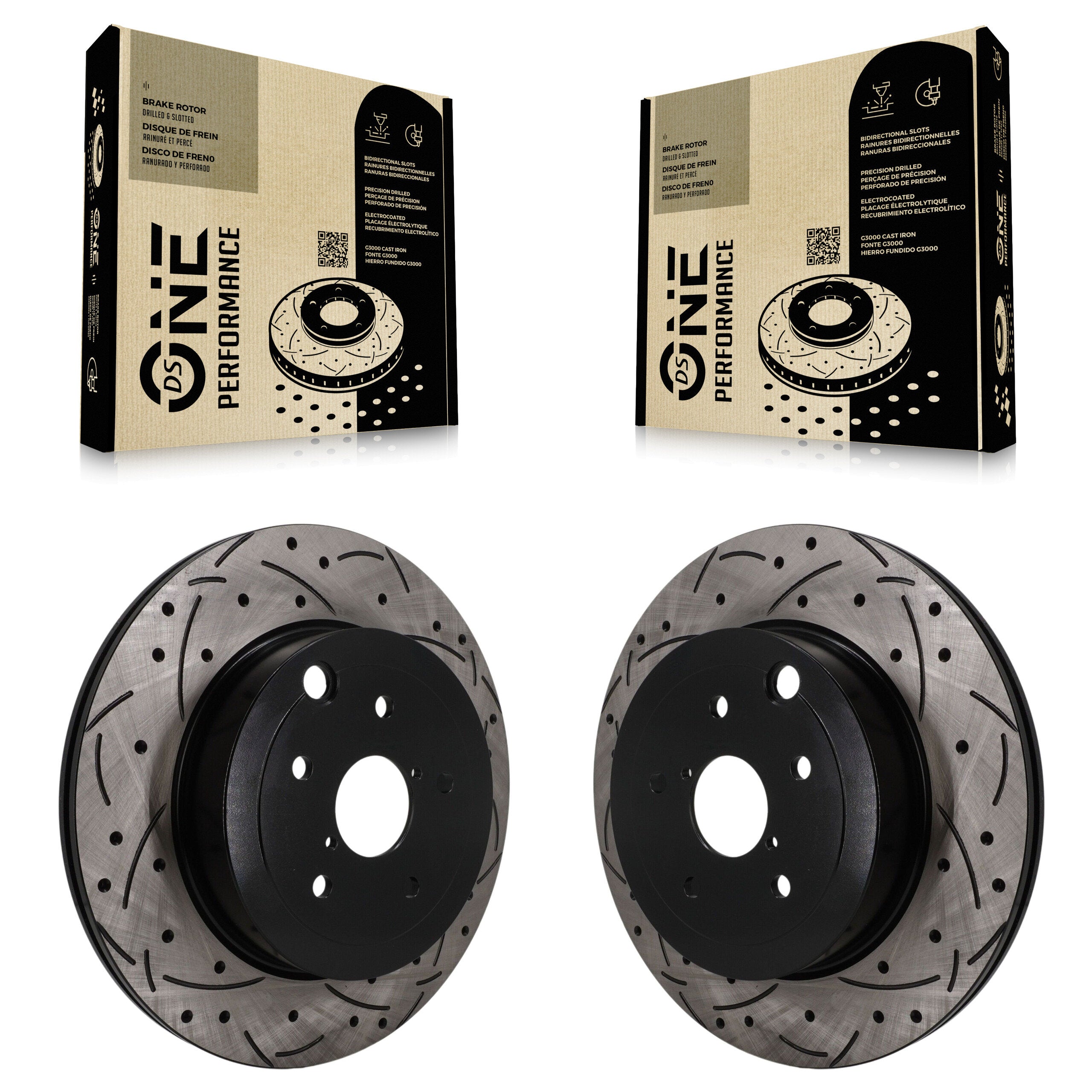 DS-One KD-100892 Disc Brake Rotor for 2018-2021 Subaru WRX STI - Rear product image