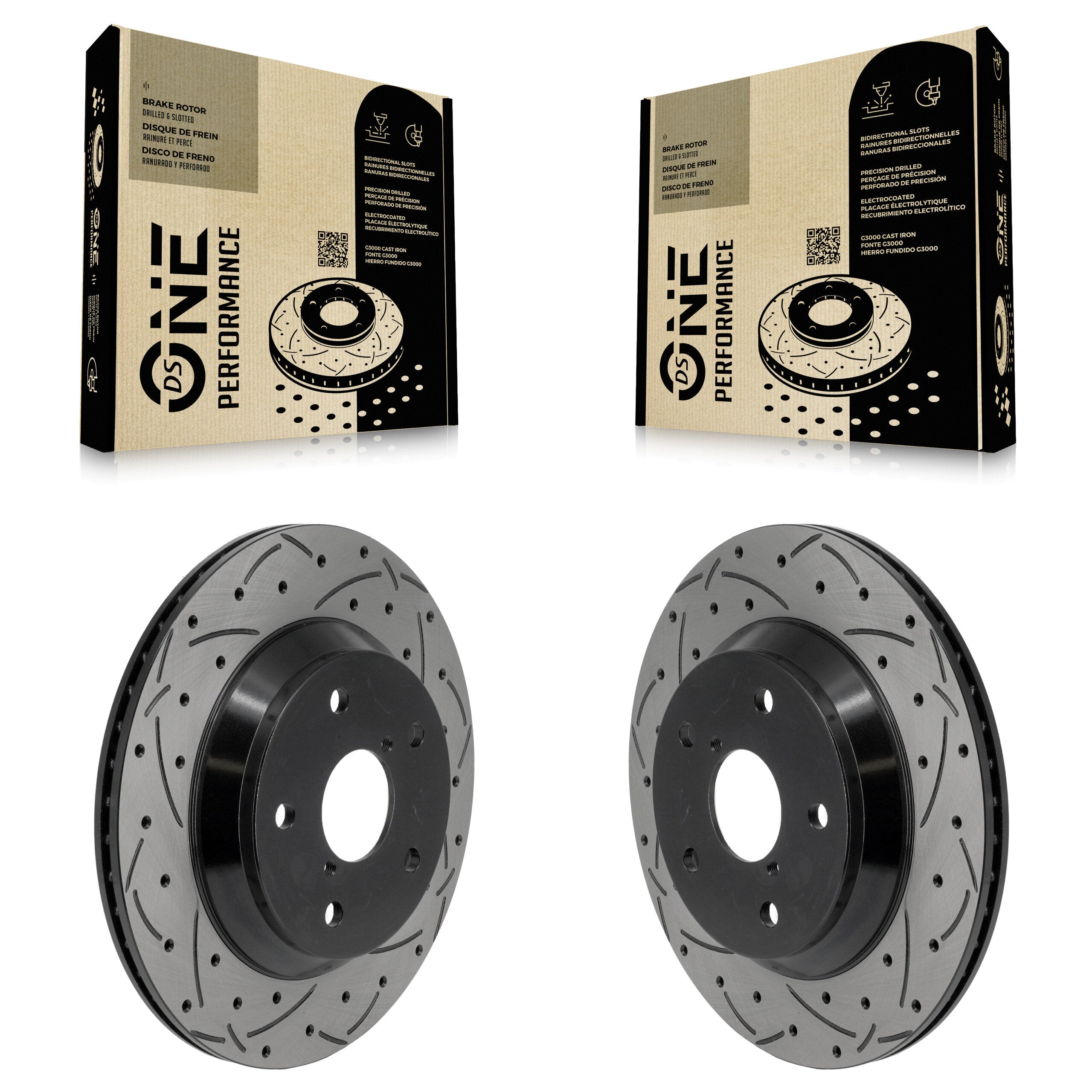 DS-One KD-100897 Disc Brake Rotor for 2019-2024 Subaru Crosstrek, Subaru Forester - Rear product image