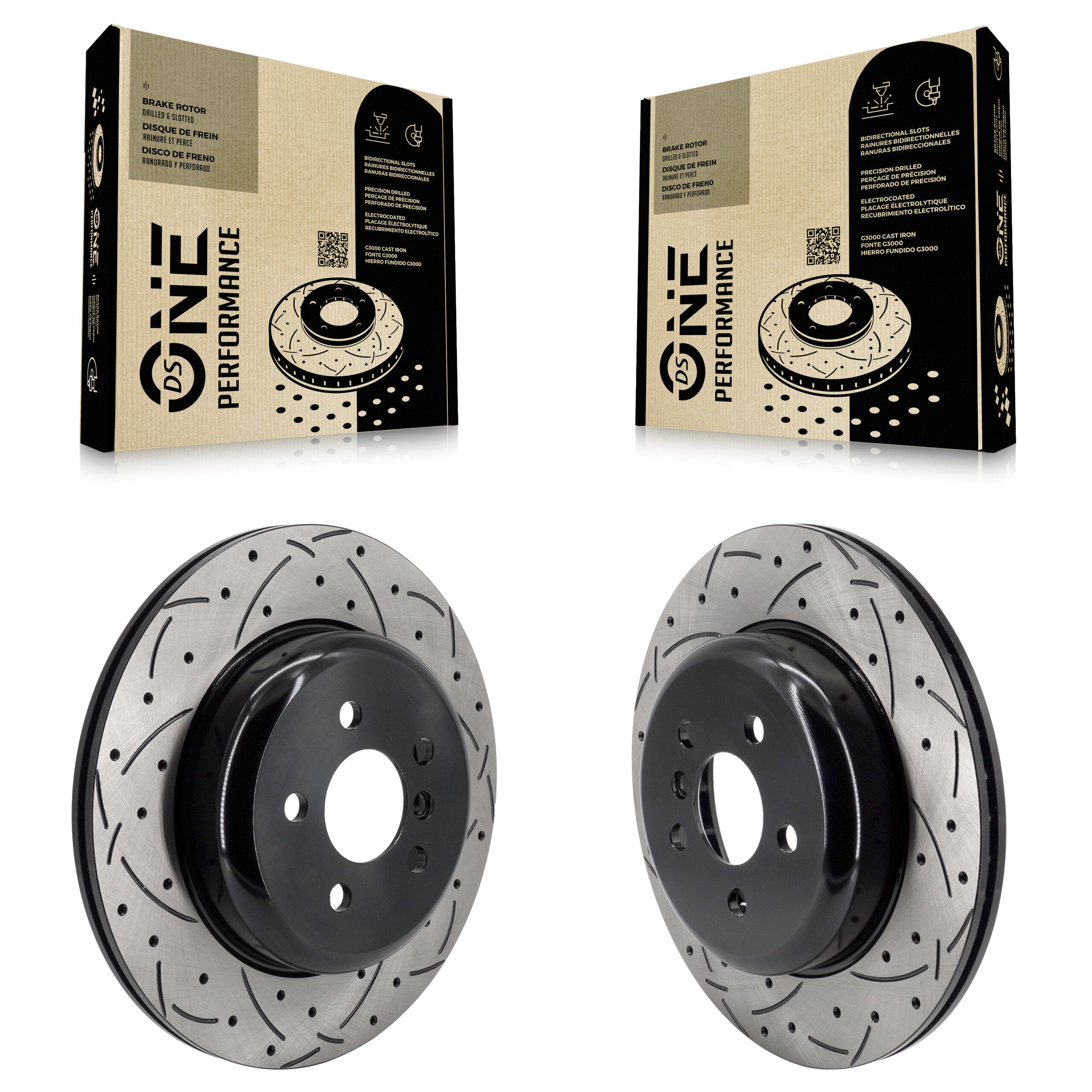 DS-One KD-100898 Disc Brake Rotor for 2017-2023 BMW 330e, BMW 330e xDrive, BMW 430i & more - Rear product image