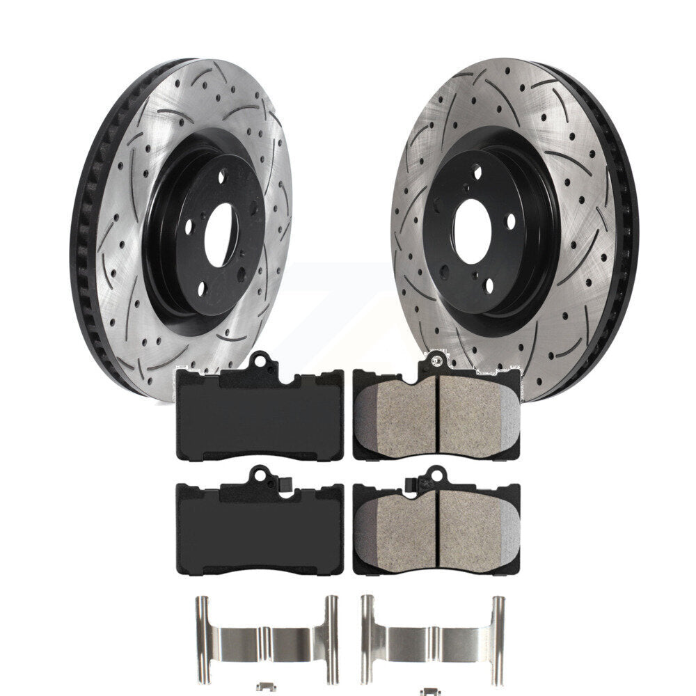 Transit Auto KDA-100004 Disc Brake Kit for 2007-2024 Lexus IS300, Lexus IS350, Lexus RC300 & more - Front product image