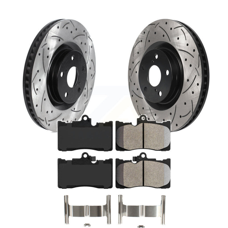 Transit Auto KDA-100004 Disc Brake Kit for 2007-2024 Lexus IS300, Lexus IS350, Lexus RC300 & more - Front product image