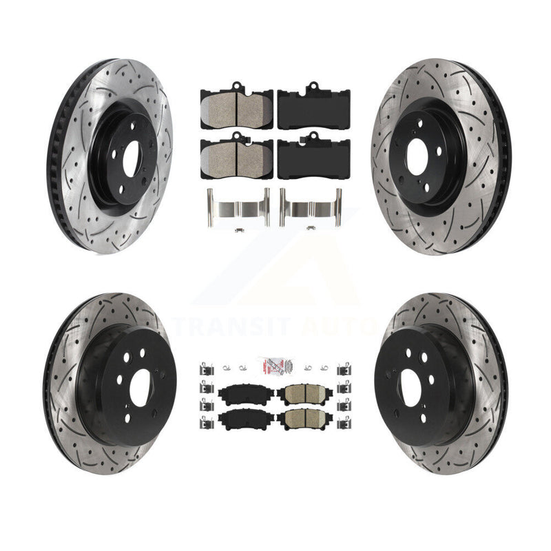 Transit Auto KDA-100005 Disc Brake Kit for 2013-2020 Lexus IS350, Lexus GS300, Lexus IS300 & more - Front and Rear product image