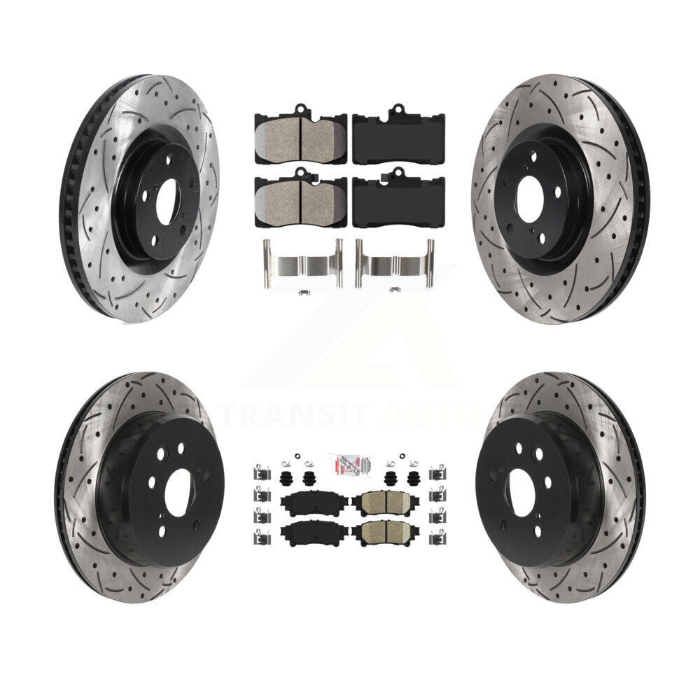 Transit Auto KDA-100006 Disc Brake Kit for 2013-2020 Lexus IS350, Lexus GS300, Lexus IS300 & more - Front and Rear product image