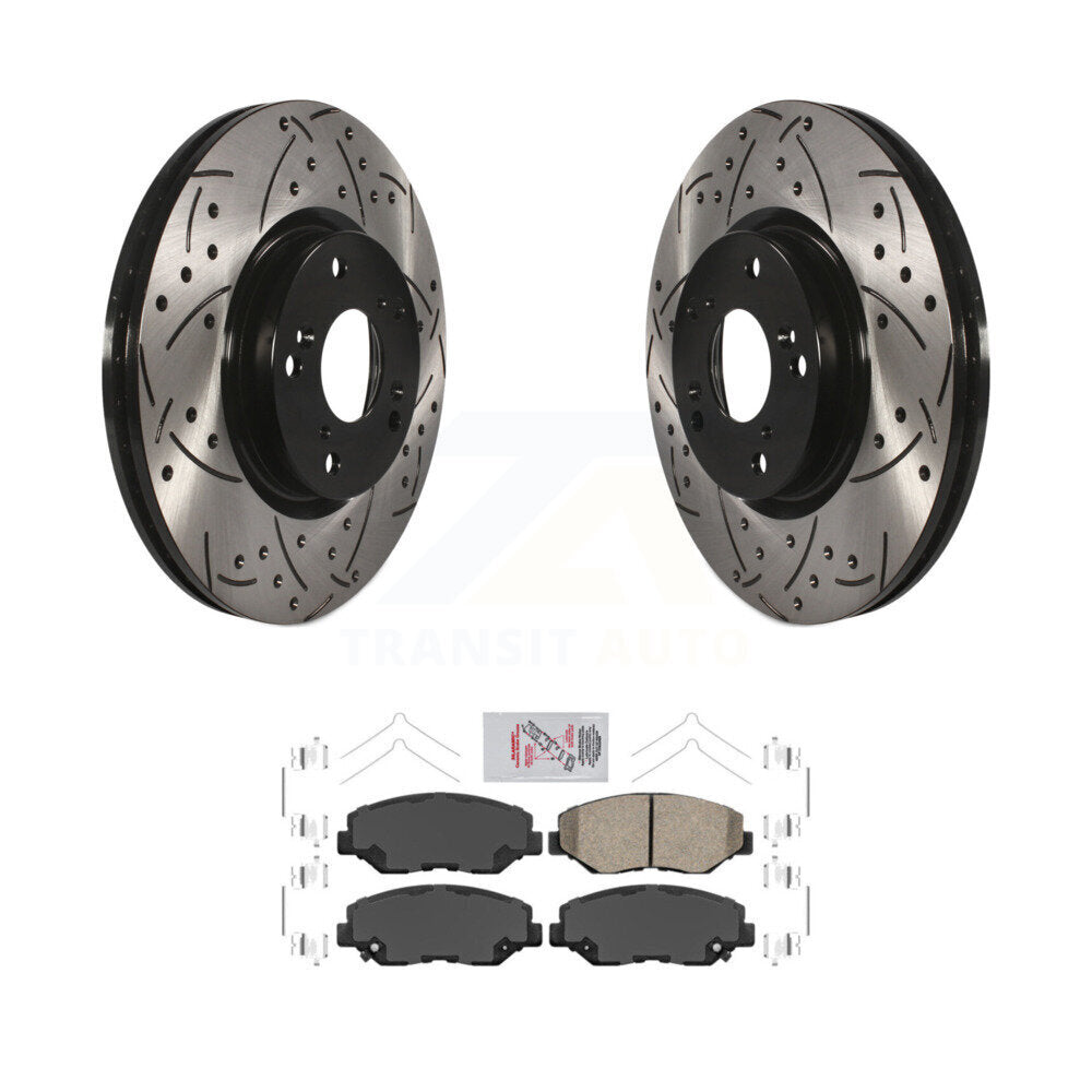 Transit Auto KDA-100034 Disc Brake Kit for 2005-2015 Acura ILX, Honda Civic, Honda CR-V - Front product image