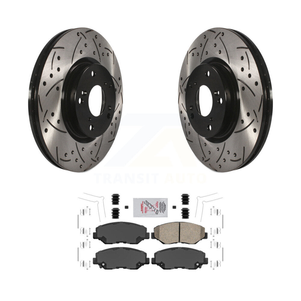 Transit Auto KDA-100035 Disc Brake Kit for 2005-2015 Acura ILX, Honda Civic, Honda CR-V - Front product image