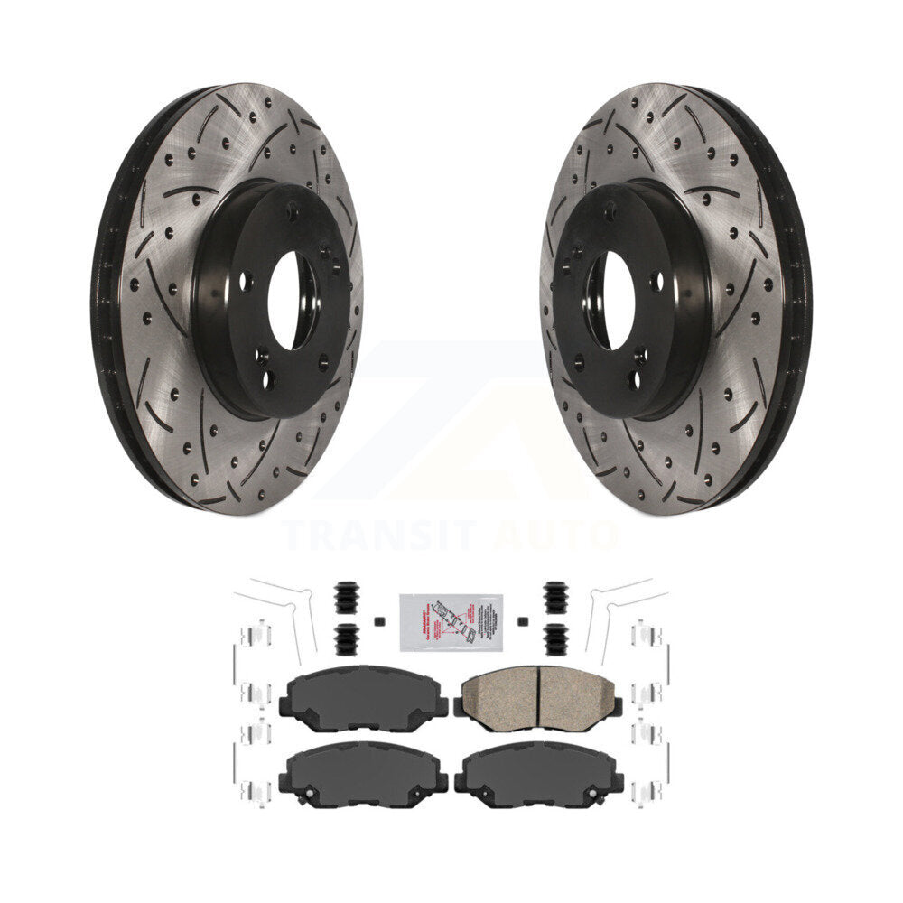 Transit Auto KDA-100037 Disc Brake Kit for 2013-2016 Honda CR-Z, Honda Civic - Front product image