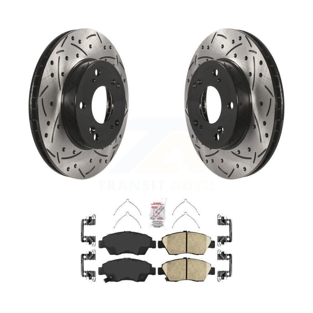 Transit Auto KDA-100040 Disc Brake Kit for 2012-2015 Acura ILX, Honda Civic - Front product image