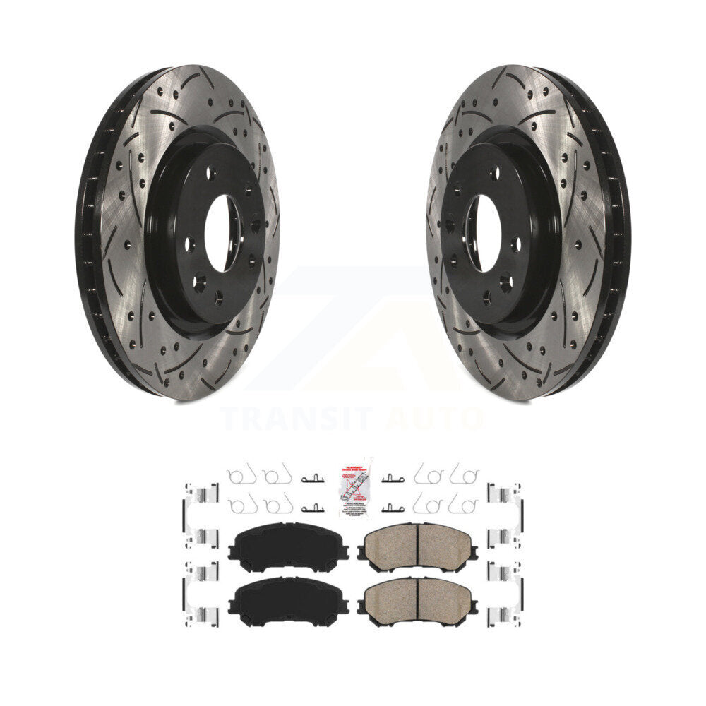 Transit Auto KDA-100045 Disc Brake Kit for 2014-2023 Nissan Rogue, Nissan Qashqai, Nissan Rogue Sport - Front product image
