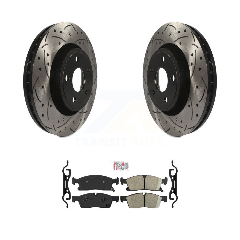 Transit Auto KDA-100067 Disc Brake Kit for 2011-2024 Jeep Grand Cherokee WK, Dodge Durango, Jeep Grand Cherokee - Front product image