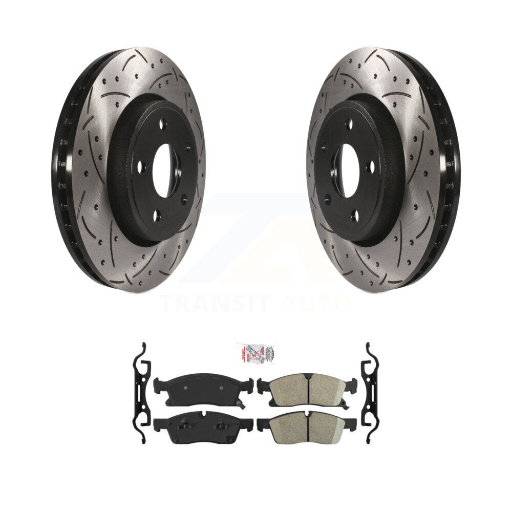 Transit Auto KDA-100071 Disc Brake Kit for 2011-2023 Dodge Durango, Jeep Grand Cherokee - Front product image