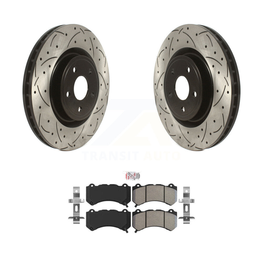 Transit Auto KDA-100072 Disc Brake Kit for 2012-2020 Dodge Durango, Jeep Grand Cherokee - Front product image