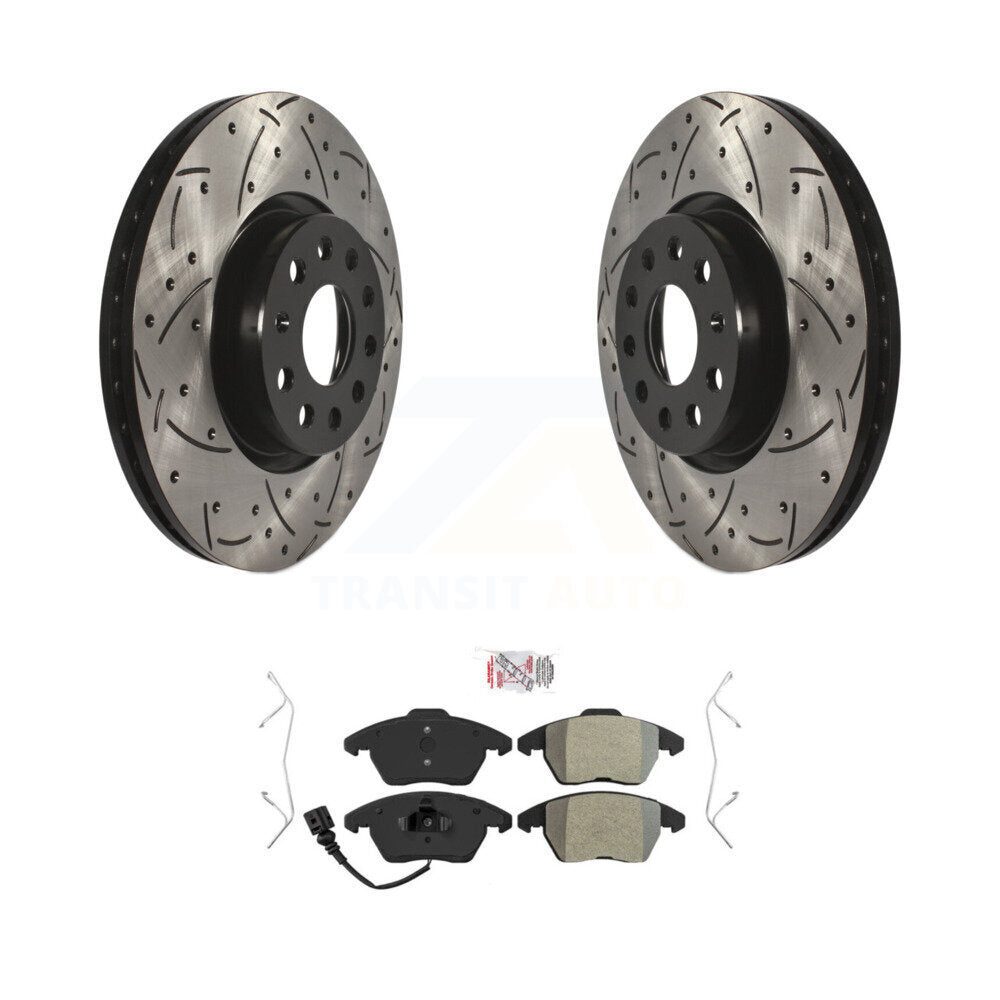 Transit Auto KDA-100087 Disc Brake Kit for 2005-2019 Volkswagen Beetle, Volkswagen CC, Volkswagen Jetta & more - Front product image