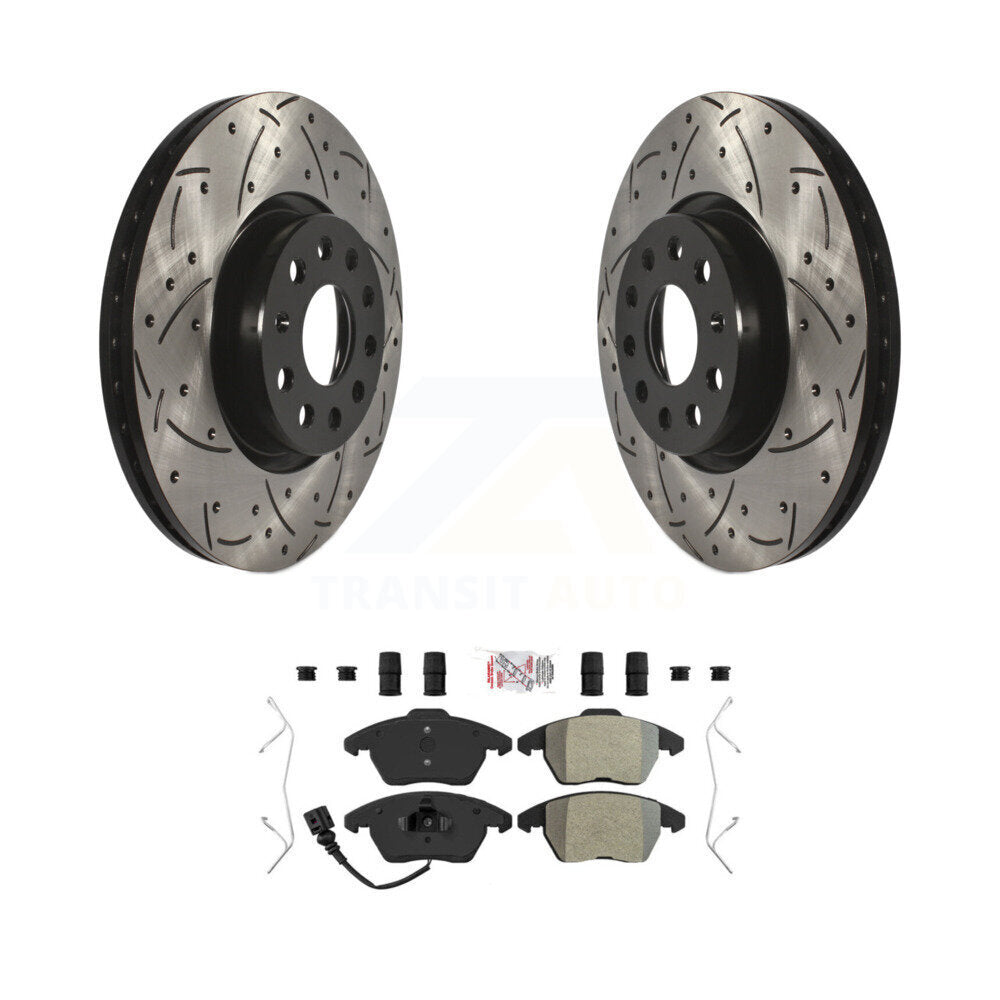 Transit Auto KDA-100088 Disc Brake Kit for 2005-2019 Volkswagen Beetle, Volkswagen CC, Volkswagen Jetta & more - Front product image