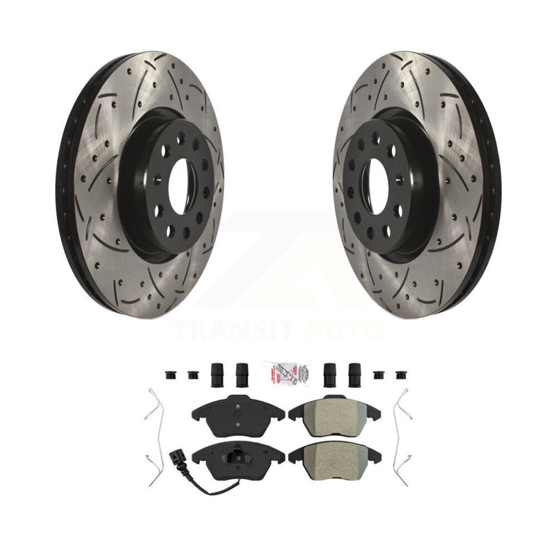 Transit Auto KDA-100088 Disc Brake Kit for 2005-2019 Volkswagen Beetle, Volkswagen CC, Volkswagen Jetta & more - Front product image