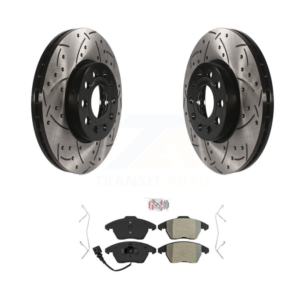 Transit Auto KDA-100089 Disc Brake Kit for 2005-2019 Volkswagen Beetle, Volkswagen Jetta, Volkswagen GTI & more - Front product image