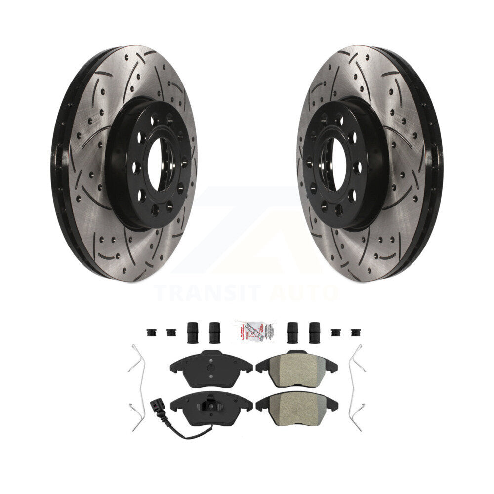 Transit Auto KDA-100090 Disc Brake Kit for 2005-2019 Volkswagen Beetle, Volkswagen Jetta, Volkswagen GTI & more - Front product image