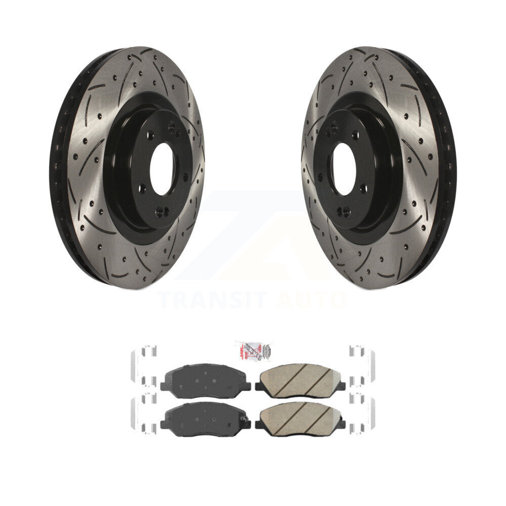 Transit Auto KDA-100092 Disc Brake Kit for 2013-2016 Hyundai Santa Fe, Hyundai Santa Fe XL - Front product image