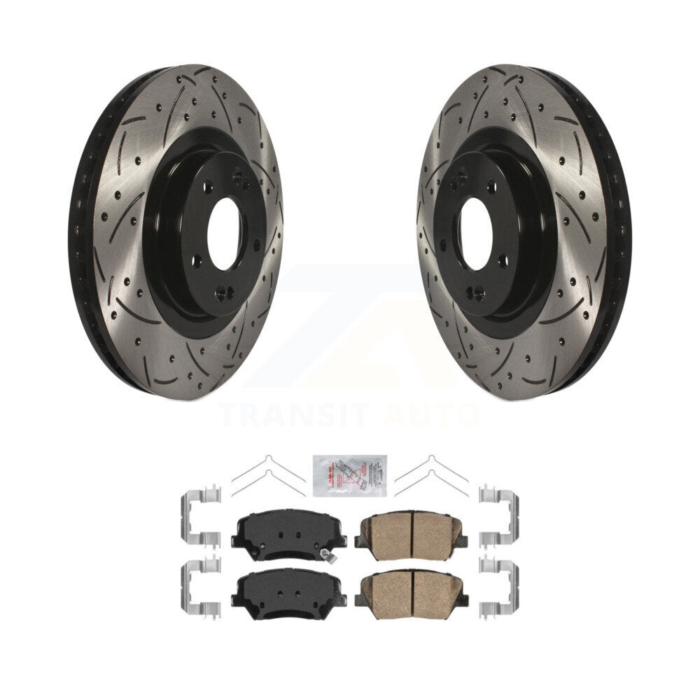Transit Auto KDA-100095 Disc Brake Kit for 2016-2020 Hyundai Santa Fe Sport, Kia Sorento - Front product image