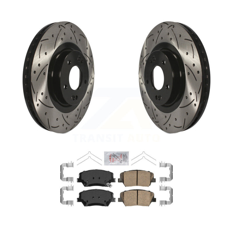 Transit Auto KDA-100095 Disc Brake Kit for 2016-2020 Hyundai Santa Fe Sport, Kia Sorento - Front product image