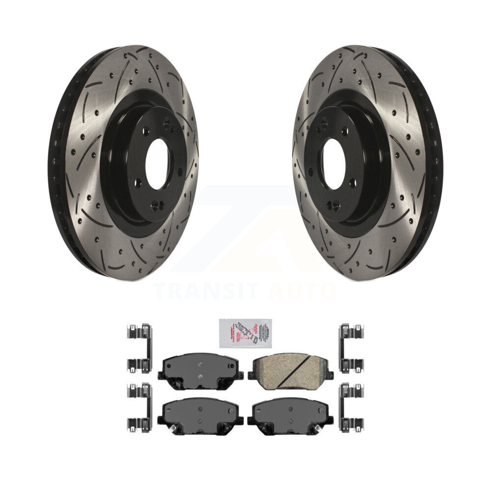 Transit Auto KDA-100098 Disc Brake Kit for 2019-2020 Hyundai Santa Fe - Front product image