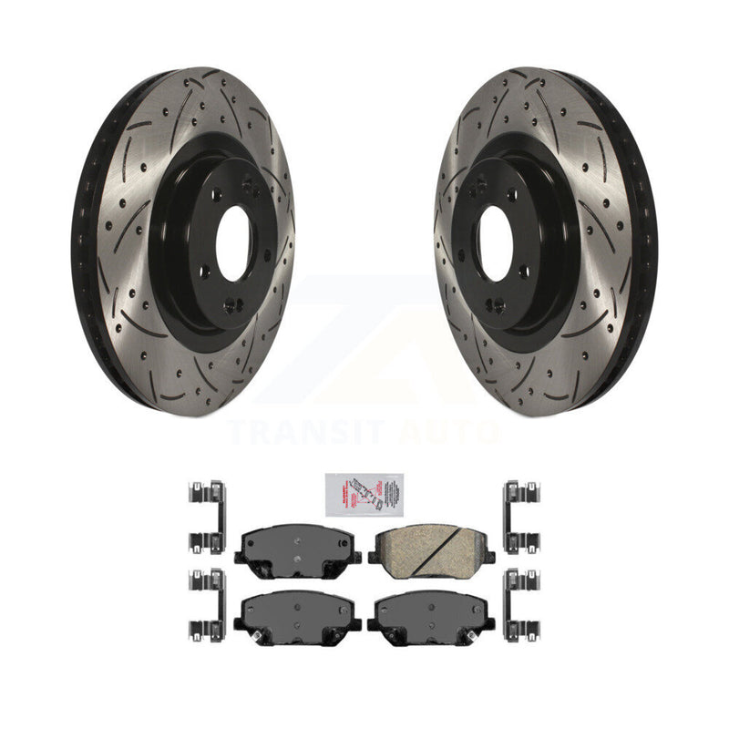 Transit Auto KDA-100098 Disc Brake Kit for 2019-2020 Hyundai Santa Fe - Front product image