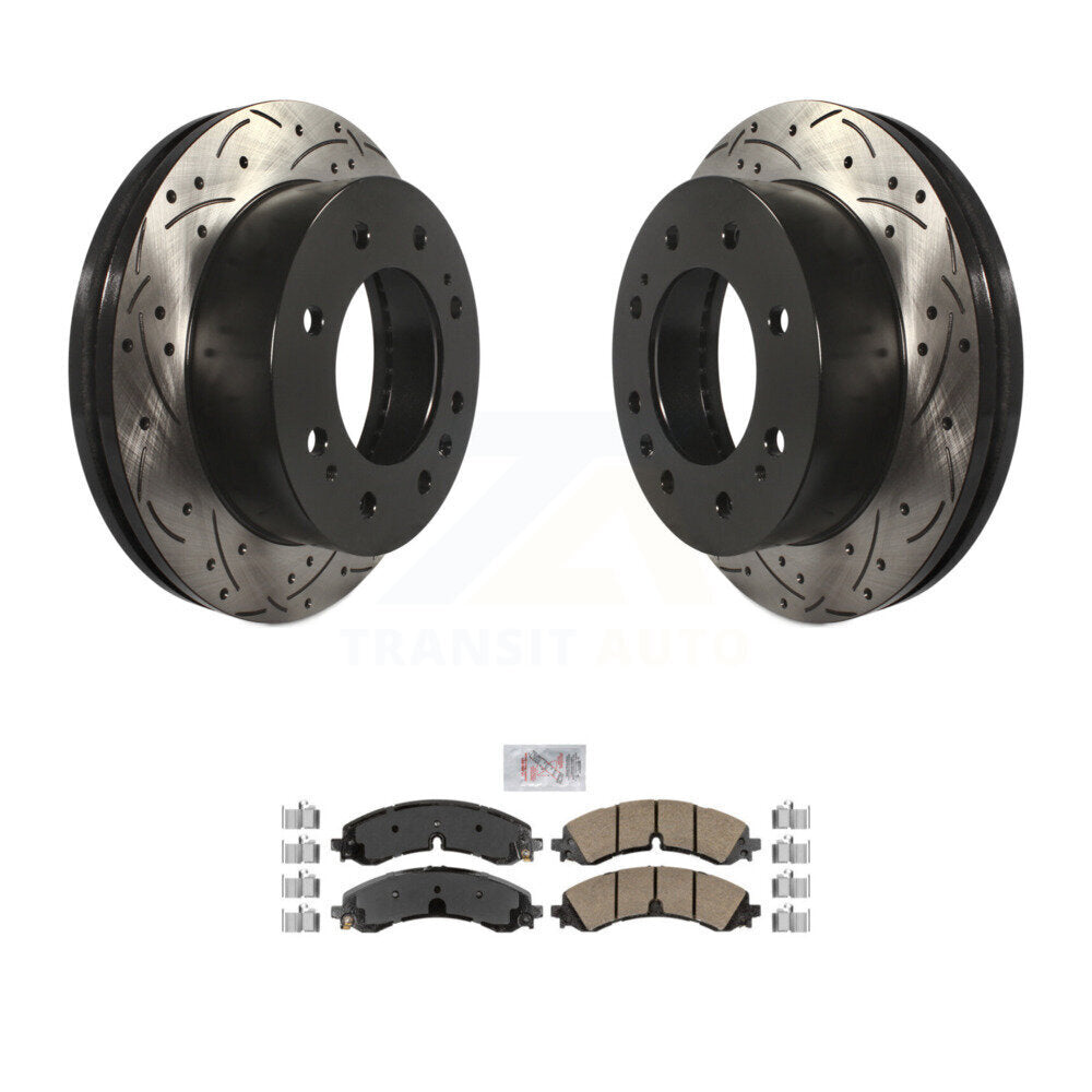 Transit Auto KDA-100109 Disc Brake Kit for 2020-2024 Chevrolet Silverado 2500 HD, Chevrolet Silverado 3500 HD, GMC Sierra 2500 HD & more - Front product image