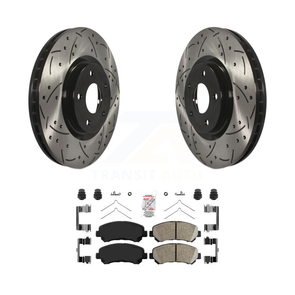 Transit Auto KDA-100114 Disc Brake Kit for 2007-2017 Nissan Juke, Nissan Sentra - Front product image