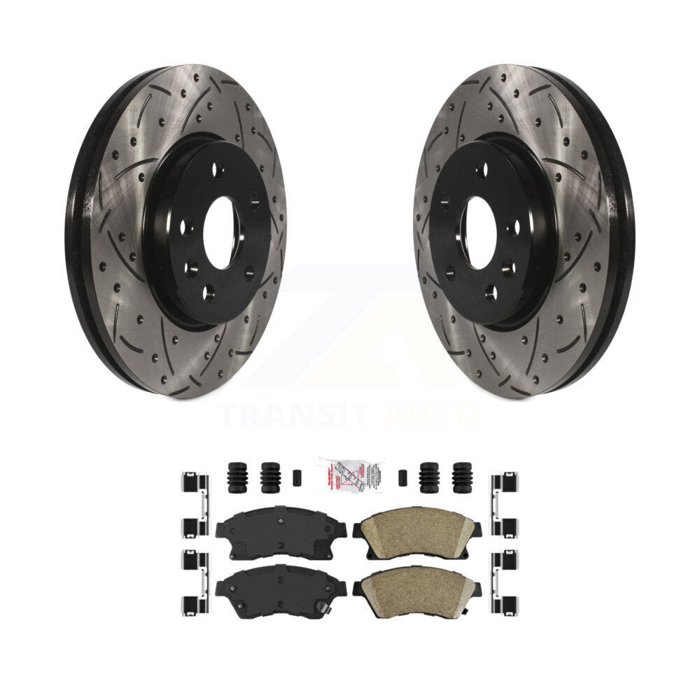 Transit Auto KDA-100124 Disc Brake Kit for 2011-2017 Chevrolet Cruze Limited, Chevrolet Sonic, Chevrolet Cruze - Front product image