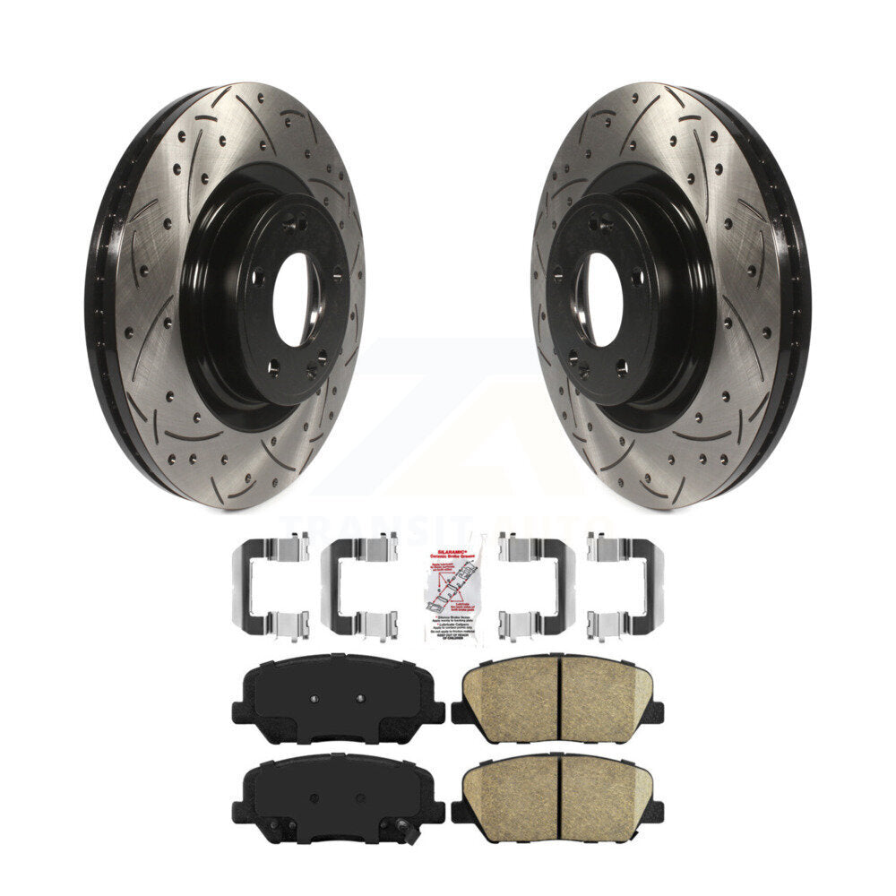 Transit Auto KDA-100136 Disc Brake Kit for 2010-2016 Hyundai Genesis Coupe - Front product image