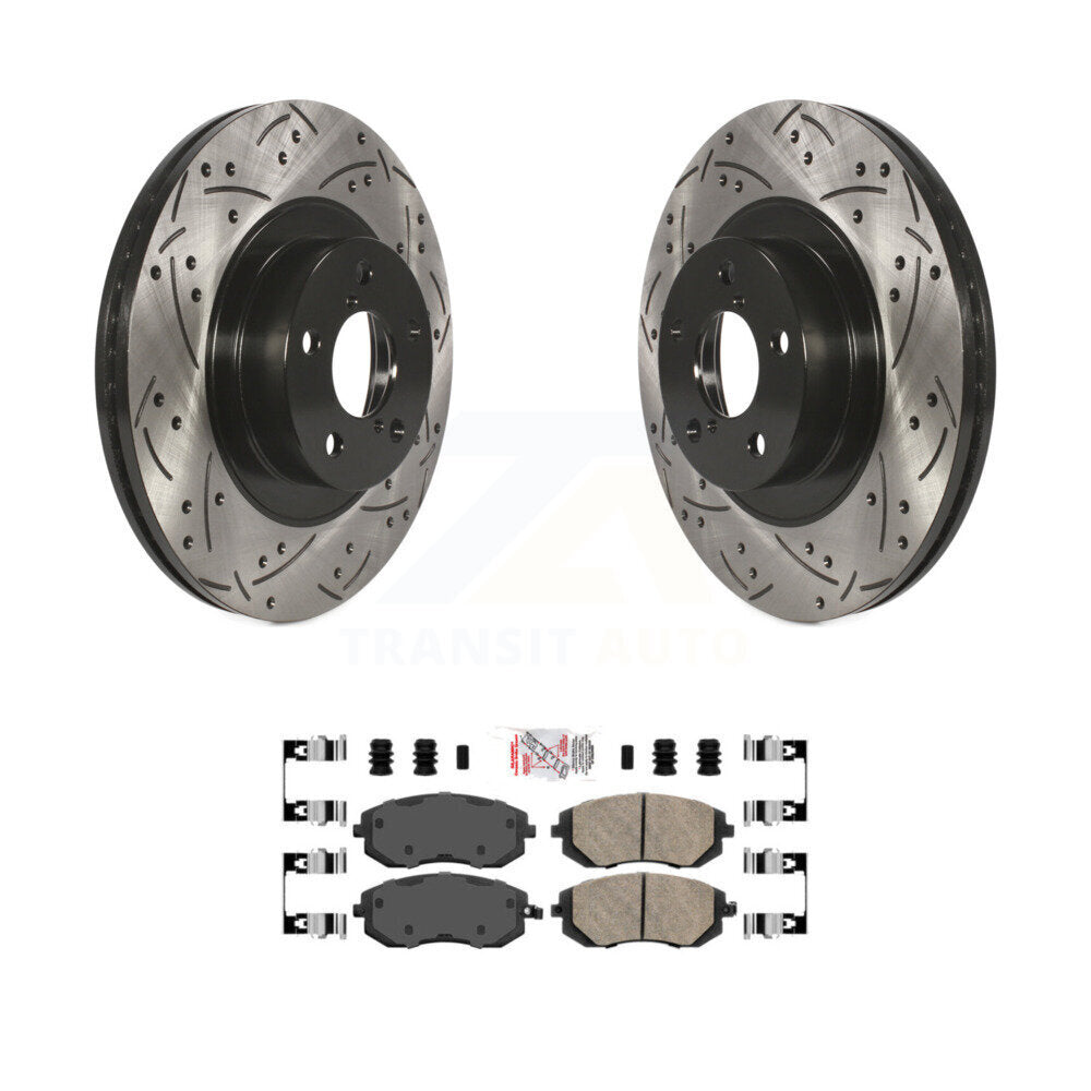 Transit Auto KDA-100140 Disc Brake Kit for 2002-2013 Subaru WRX, Subaru Legacy, Subaru Impreza & more - Front product image