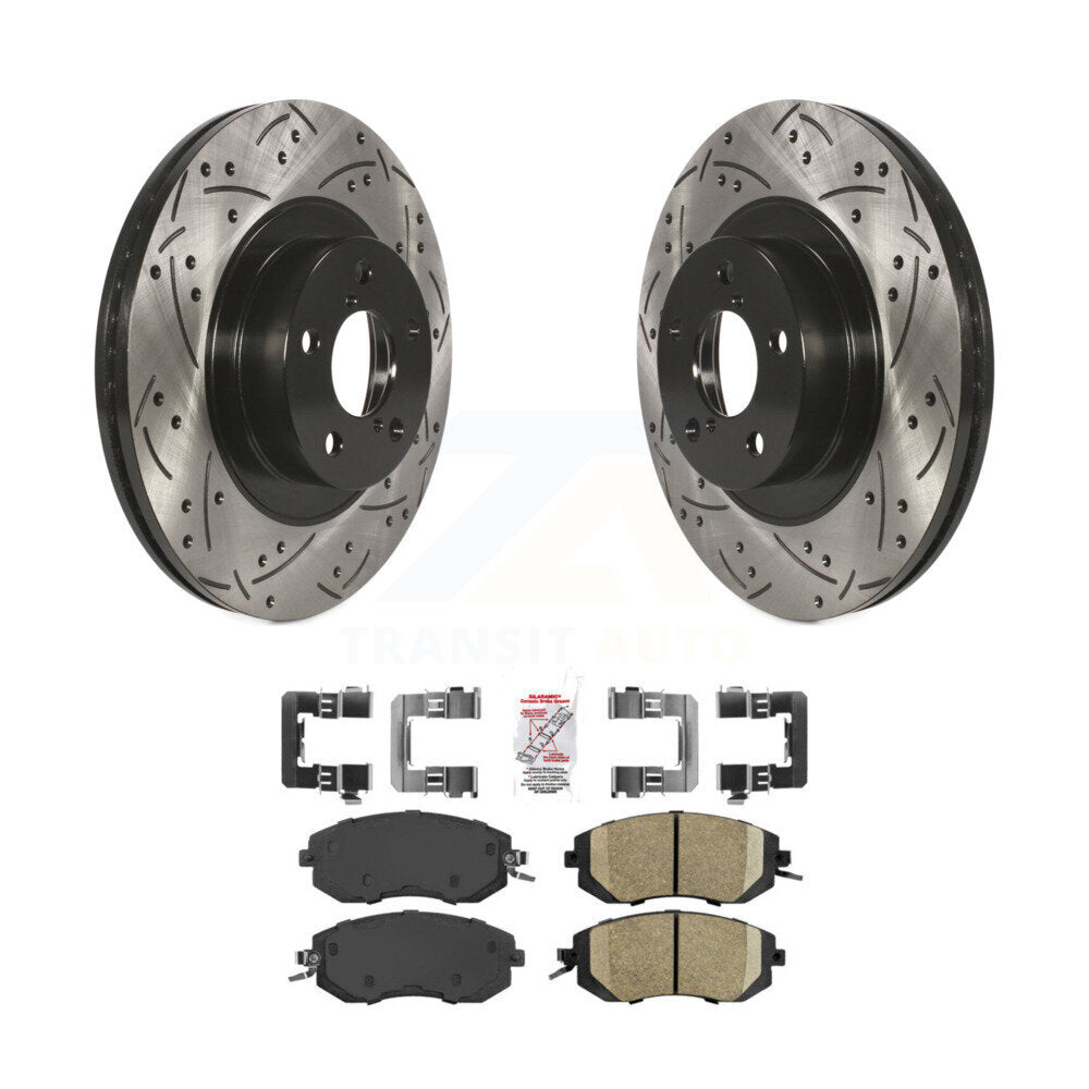 Transit Auto KDA-100145 Disc Brake Kit for 2011-2023 Subaru BRZ, Toyota GR86, Toyota 86 & more - Front product image