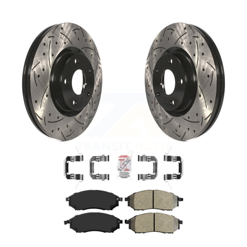 Transit Auto KDA-100154 Disc Brake Kit for 2005-2020 INFINITI Q40, INFINITI Q70L, INFINITI QX70 & more - Front product image