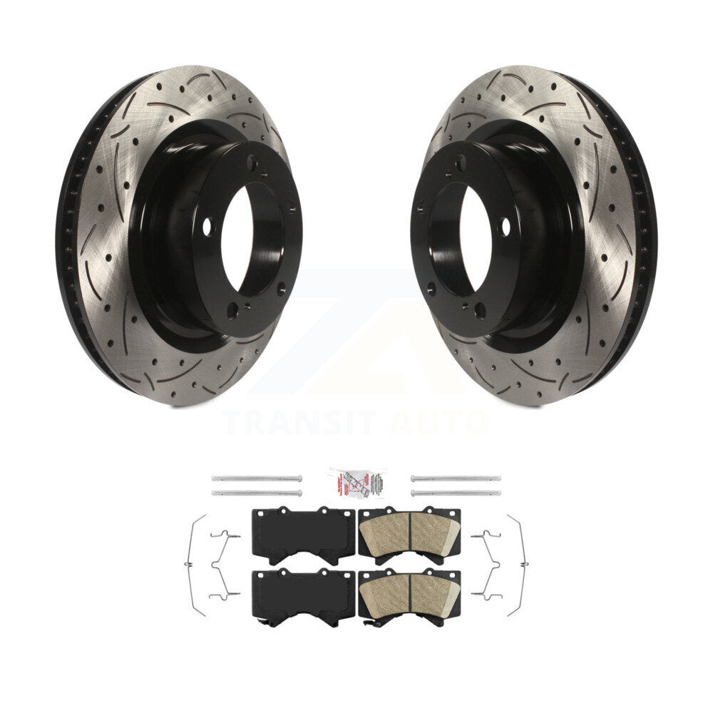 Transit Auto KDA-100159 Disc Brake Kit for 2007-2022 Toyota Land Cruiser, Lexus LX570, Toyota Sequoia & more - Front product image