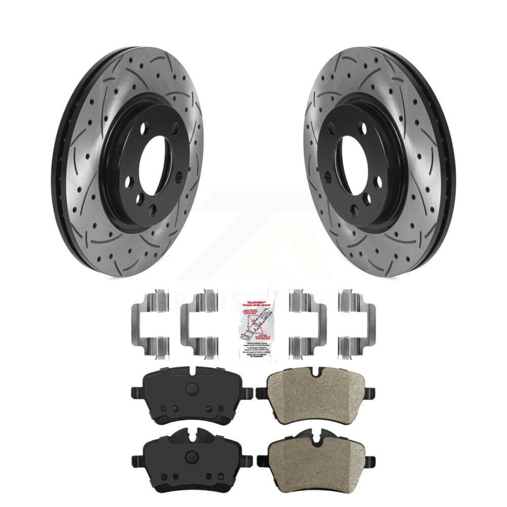 Transit Auto KDA-100176 Disc Brake Kit for 2011-2016 Mini Cooper Countryman, Mini Cooper Paceman - Front product image
