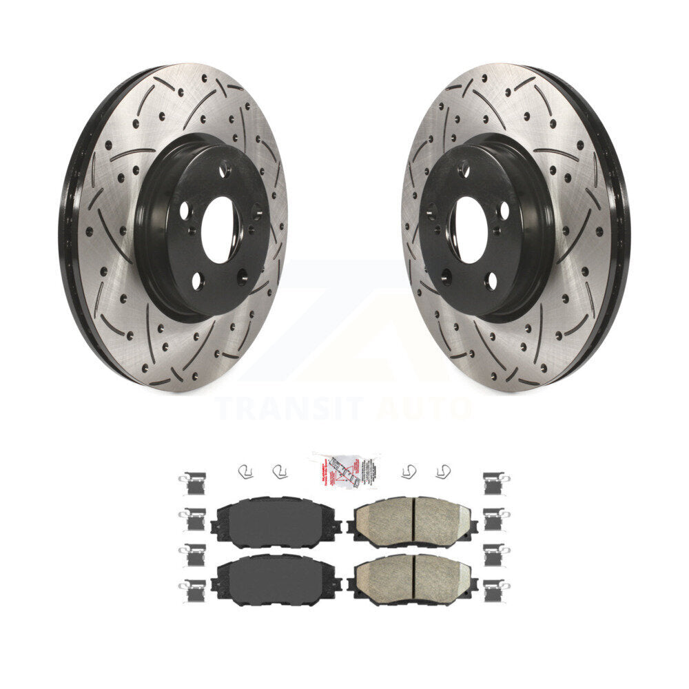 Transit Auto KDA-100179 Disc Brake Kit for 2008-2019 Toyota Corolla, Toyota Matrix, Pontiac Vibe & more - Front product image