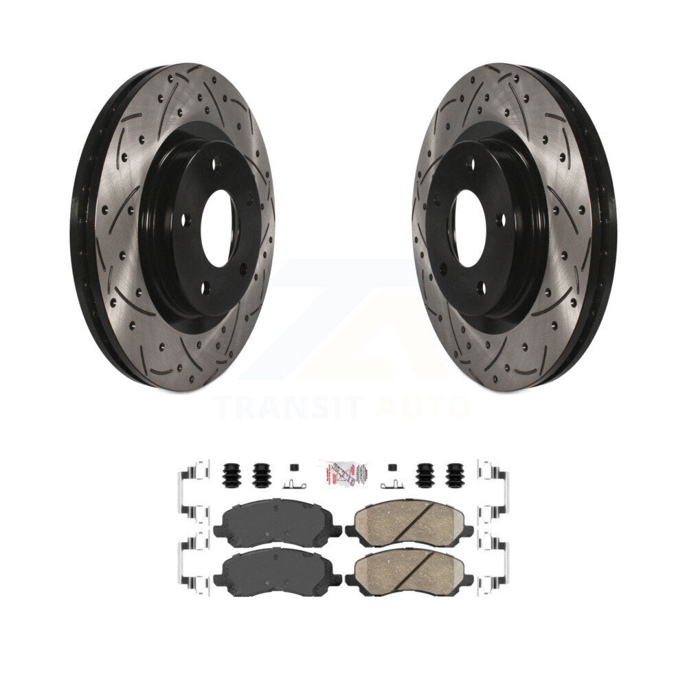 Transit Auto KDA-100199 Disc Brake Kit for 2007-2024 Mitsubishi Lancer, Mitsubishi Outlander, Chrysler 200 & more - Front product image