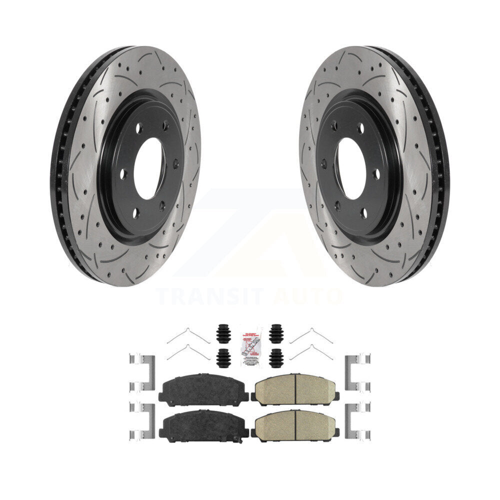 Transit Auto KDA-100201 Disc Brake Kit for 2007-2024 Nissan Armada, Nissan TITAN, INFINITI QX80 & more - Front product image